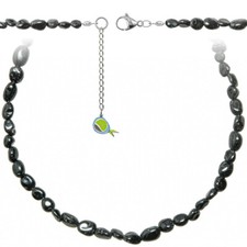 Collier en tourmaline noire -