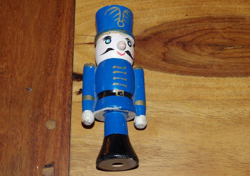 Soldat ancien bois 170 mm - ancien,