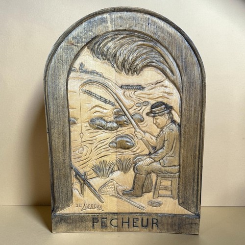 Tableau ancien bois sculpté - ancien,