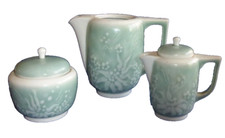 THARAUD Camille service a cafe en porcelaine de LIMOGES 1940s coffee set