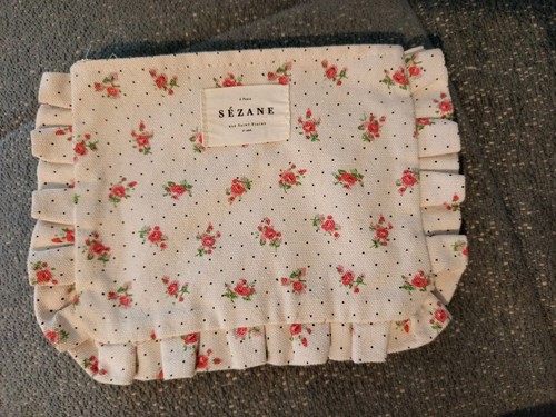 Sézane pochette coton zippée - pochette,