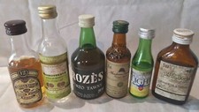 6 Mignonnettes D'alcool CHIVAS,Vodka Russe,Porto,Liqueur,Pernod,Whisky HAIG Neuf