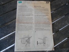 Brochure Notice de Mise en Service Tronçonneuse SOLO 635, ..français/espagnol