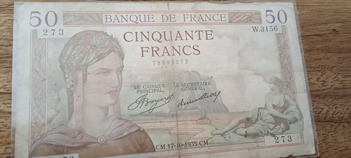 Billet cérès francs parc - billet,