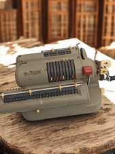 Vintage ancienne machine à calculer Walther rétro pour collection calculatrice m