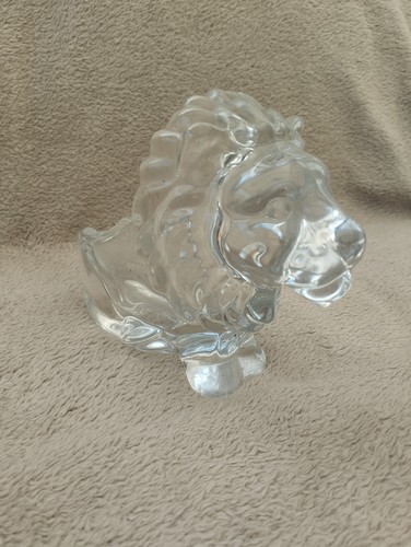Cendrier lion cristal de - en,