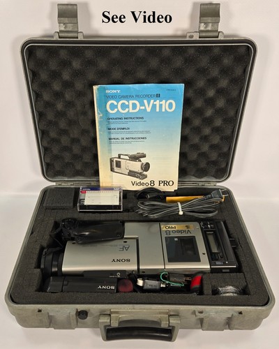 Vtg sony ccd v110 video8 - sony,