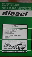 RTD Revue technique Diesel  n° 46 Saviem camion tracteur SM 200 / 240 Moteur Man