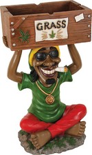 18" Rasta Jamaican Man Holding