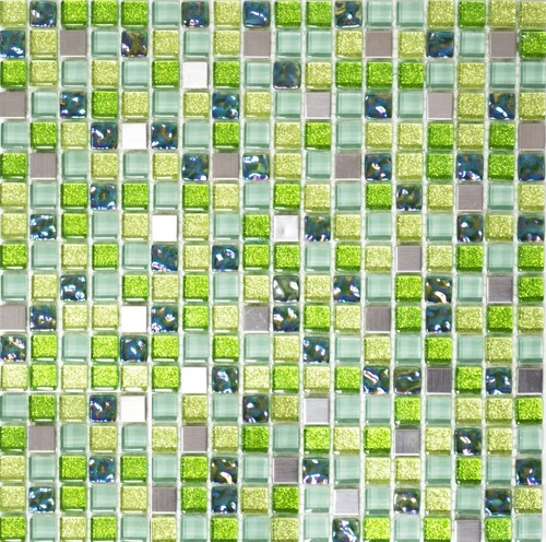 Verre acier vert miroir - verre/acier,