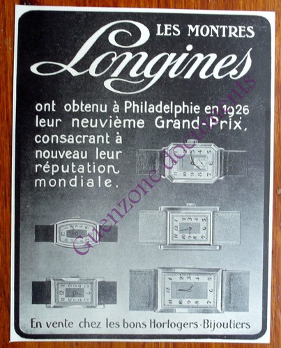 Publicité ancienne montres - ancienne,