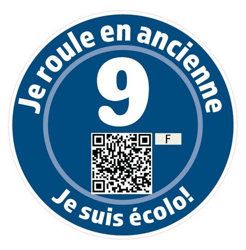 Vignette fiscale vintage je - vintage, "je