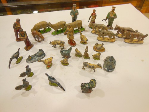 Character and farm animals - character,