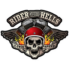 TETE DE MORT BIKER RIDER