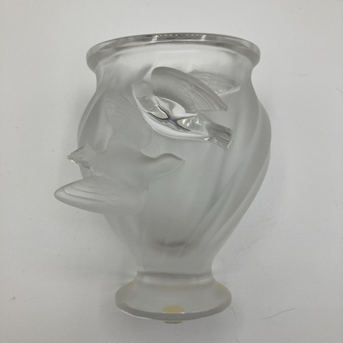 Lalique vintage vase rosine - lalique,,