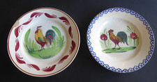 2 Assiettes en faïence au Coq