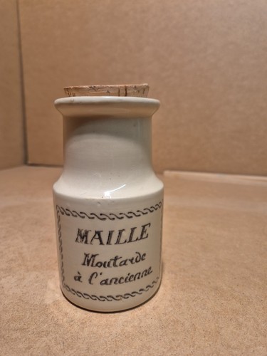 Ancien pot moutarde maille - pot,