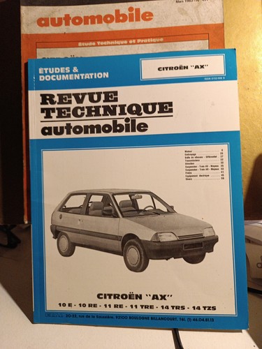 Revue technique automobile - revue,
