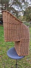 PANIER DE TRANSPORT EN OSIER ENFANT ANCIEN VINTAGE EN TRÈS BON ÉTAT POUR VÉLOS 