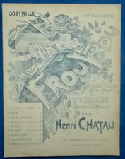 DANCE VALSE CHATAU PARTITION FROU FROU REVUE PARIS QUI MARCHE BLONDEAU 1898