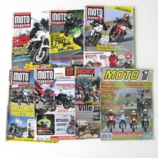 lot 7 revues- Moto magazine  N°255-261-256-259-295-Moto journal 1395-moto 1 N°97