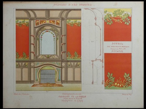 Interieur art nouveau - art,