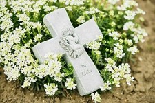 Pierre Tombale Croix Gravée