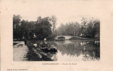 82 CPA ANIMEE 1916  CASTELSARRAZIN BASSIN DU CANAL