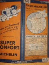 Carte michelin 56 paris reims