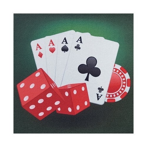 Tapis jeux carte - de, poker