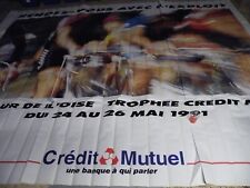 CYCLISME TOUR DE FRANCE OISE COURSE DE VELO rare affiche publicitaire 4*3metres