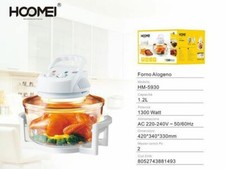 Four Ventilé Halogène Mini-Four Double Grille En Acier Minuteur Hoomei HM-5930