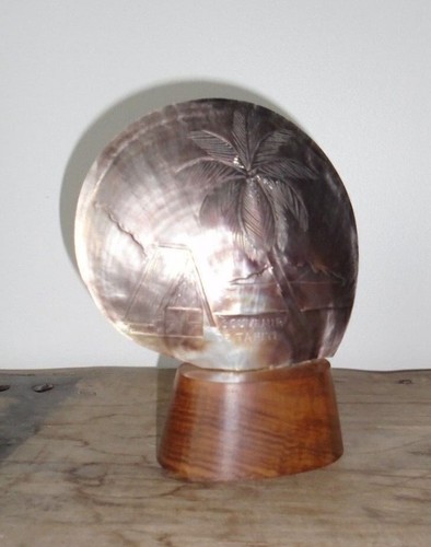 Coquillage sculpte ancien - coquillage,