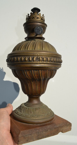 Belle lampe pétrole - lampe, à