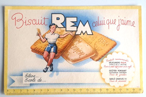 Ancien buvard publicitaire - ancien,
