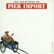LOUSTAL LES AVENTURES DE PIER IMPORT CARTE PUBLICITAIRE ANNÉES 80  