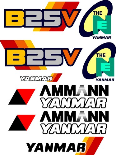Yanmar b25v digger - b25v, decal