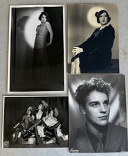 Lot 4 Photo Vintage 1930  Acteur Cinéma Art Deco Studio Piaz Fernande Cabanel