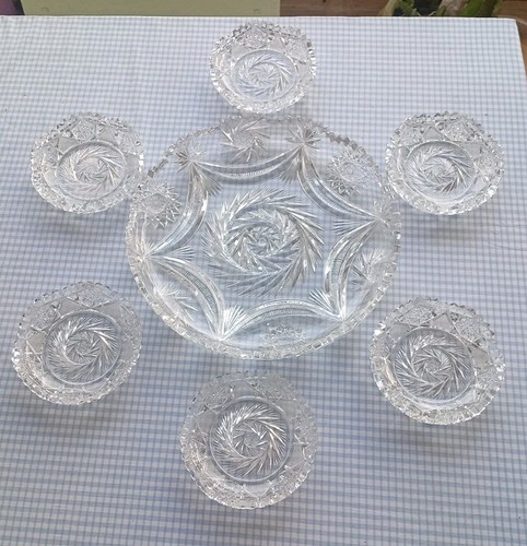 Service dessert cristal - À, en