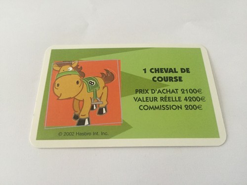 Carte acquisition cheval de - acquisition,