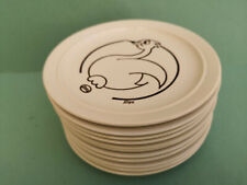 11 assiettes publicité ESSO