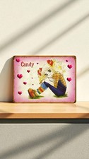 plaque métal Candy
