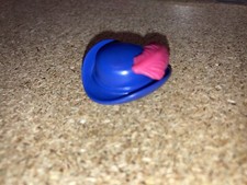 Playmobil Chapeau Femme Pirate 1900 Belle Epoque Bleu Plume 4444 5779 Bord Plié