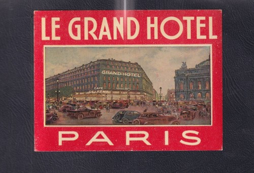 Ancienne étiquette bagage - ancienne,