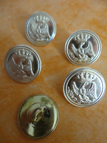 Lot boutons doré - lot, de