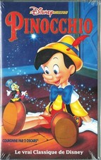 Cassette Video VHS Pinocchio De Walt Disney VHS Pal Neuf