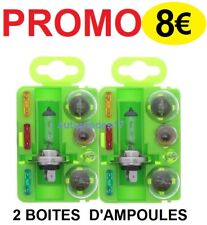 LOT DE 2 BOITES D'AMPOULES +