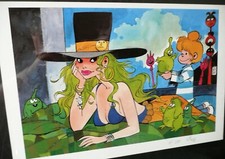 Will - Lithographie numérotée et signée - Isabelle et Calendula (1983) 250 ex