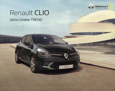 Catalogue brochure publicite prospectus RENAULT CLIO 4 série Trend (12/2017)