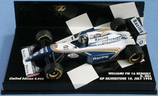 WOW EXTRÊMEMENT RARE Williams FW16 Renault Hill Silverstone 1994 1:43 Minichamps